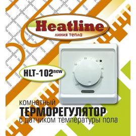 Терморегулятор HEATLINE HLT-102 NEW электромеханический, белый