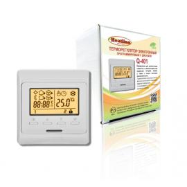 Терморегулятор HEATLINE Q-401 электронный, с ж/к дисплеем, программируемый